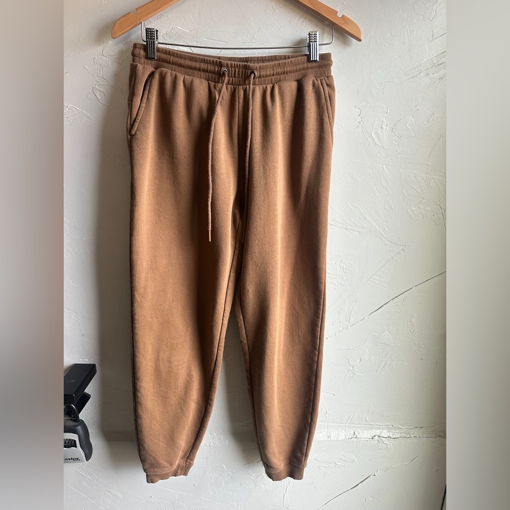 Banana Republic Brown Sweatpants‎ Cozy Minimalist Lounge Joggers Women’s Small